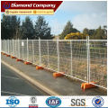 temporary welded fencing/high quality concrete temporary fence feet